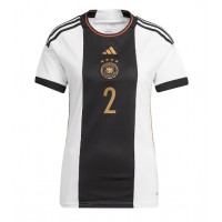 Koszulka piłkarska Niemcy Antonio Rudiger #2 Strój Domowy dla kobiety MŚ 2022 tanio Krótki Rękaw